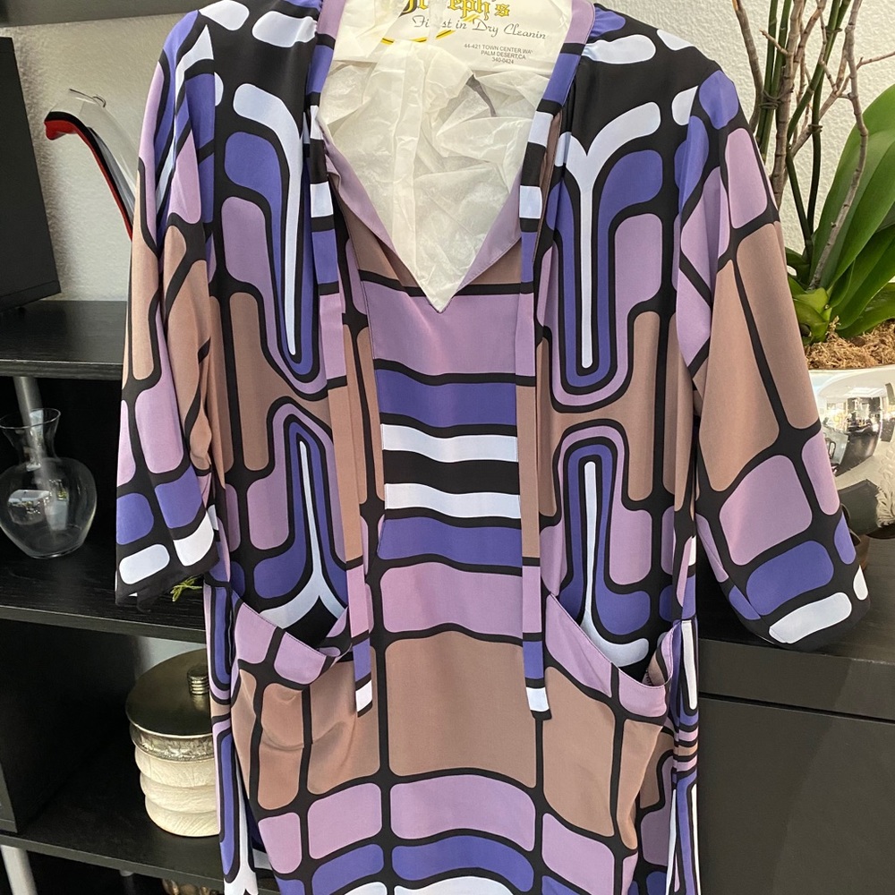 Anna Sui silk tunic dress M